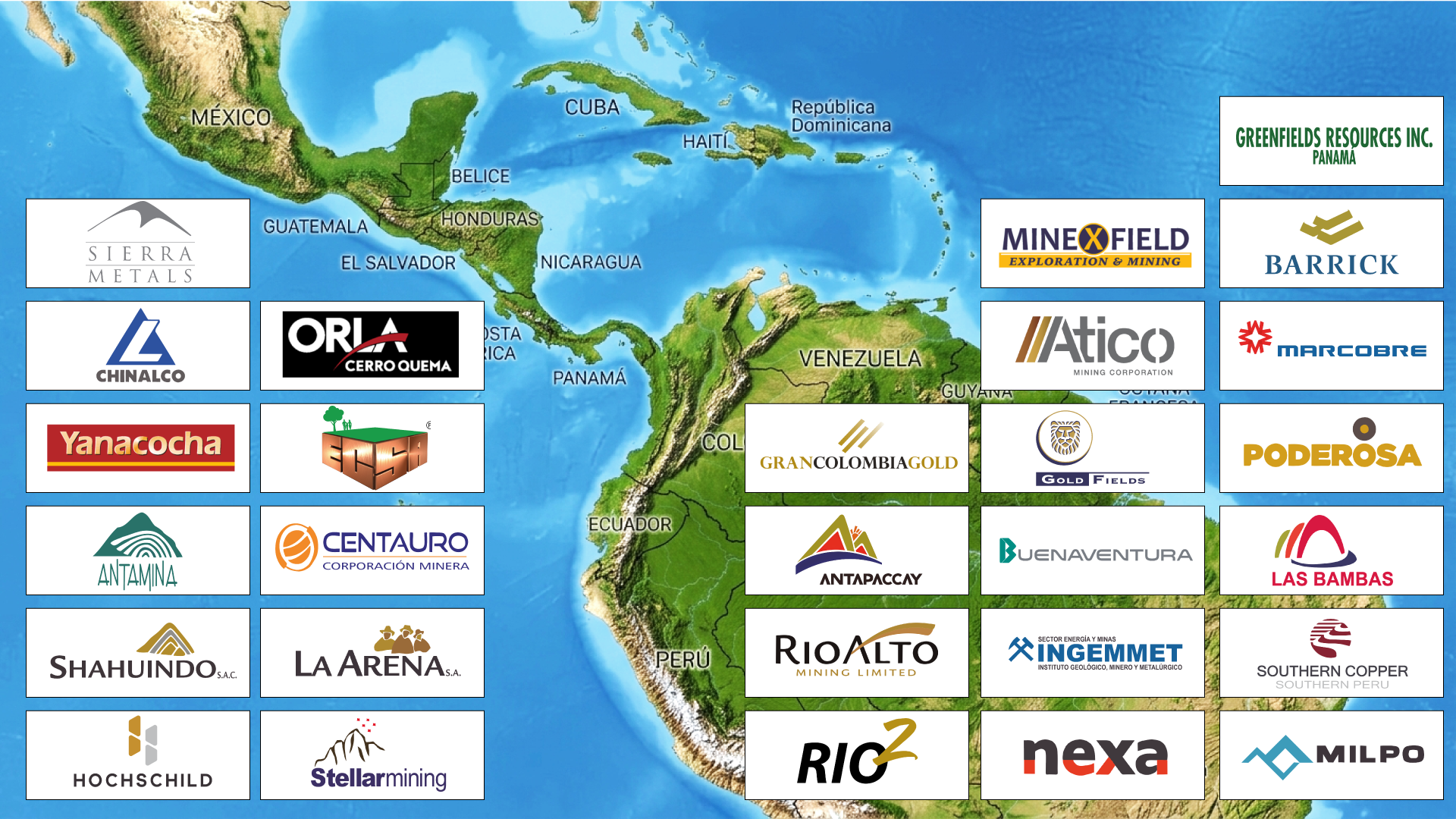 Mapa de clientes Sampling OK